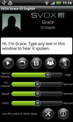 SVOX Grace US English (trial) android App screenshot 0